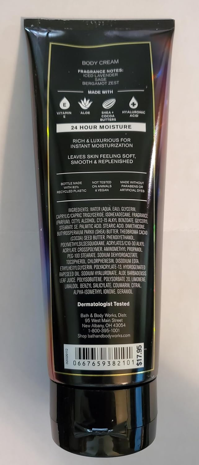 Bath & Body Works Men's To the Moon Ultimate Hydration Body Cream 8 Ounces Pack of 2