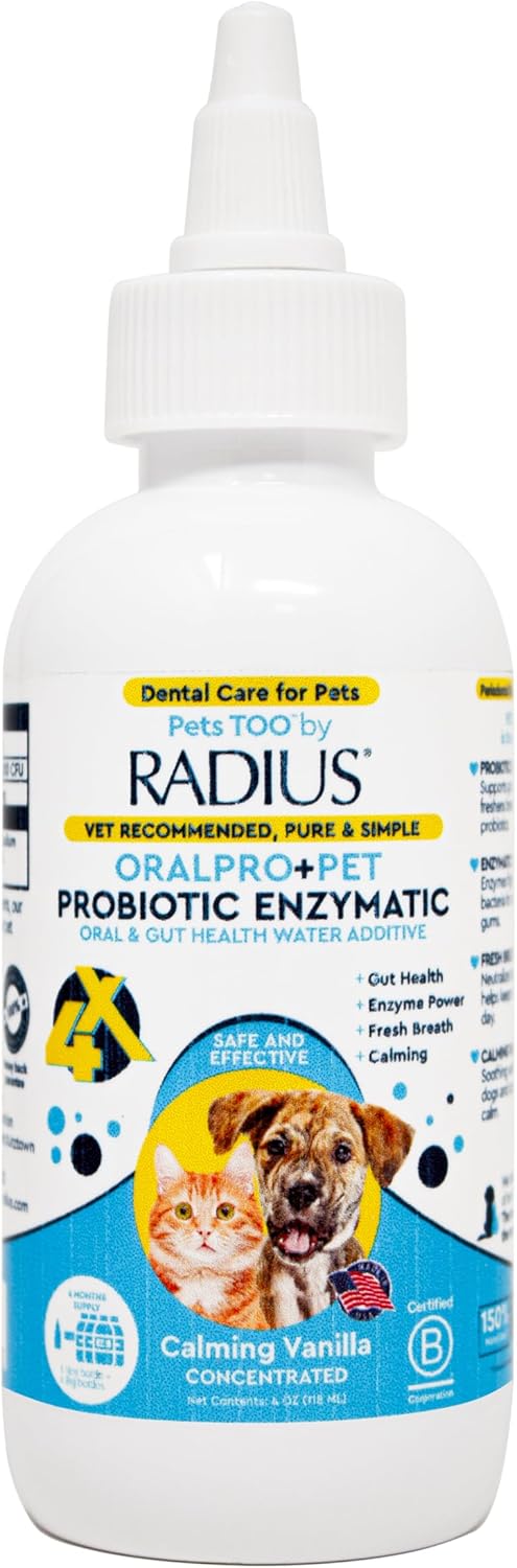 RADIUS OralPro+ Pet Probiotic Dental Water Additive (Enzymatic)
