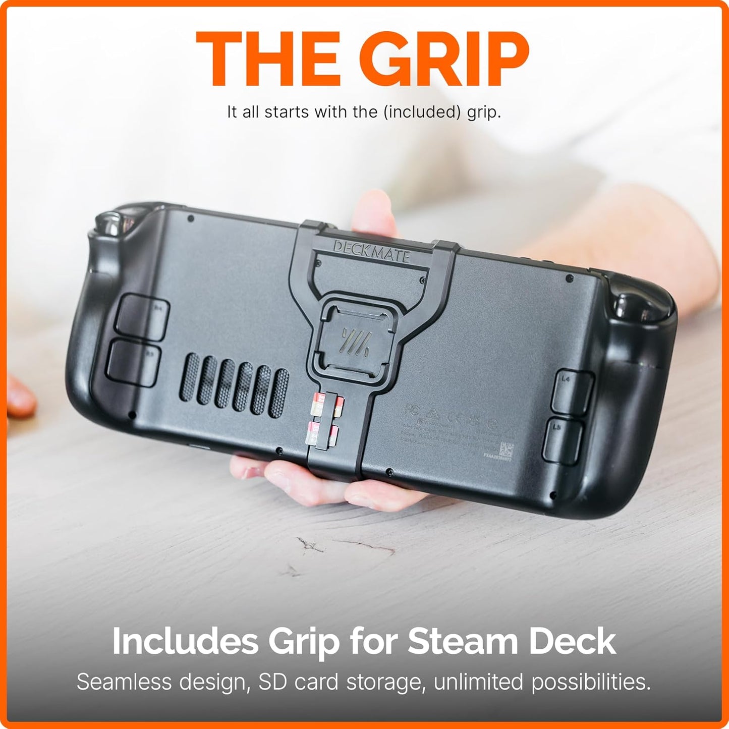 Mechanism Gaming Pillow for Steam Deck OLED & LCD | Experience Zero Gravity Gaming with Our LCD & OLED Steam Deck Accessories | Ridiculously Soft Machine Washable Pillow for Gamers (Steamdeck Grip)