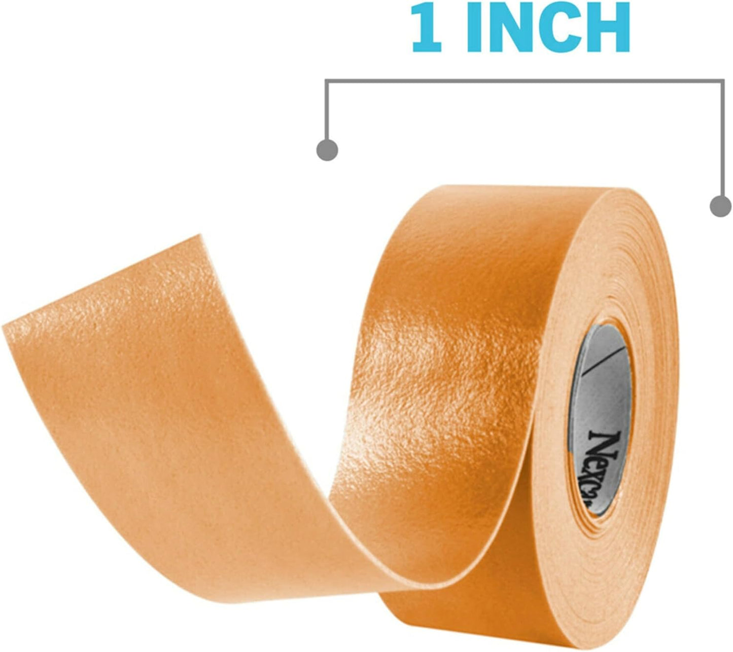 Nexcare Absolute Waterproof Tape, Flexible Foam Medical Tape, Secures Dressing and Keeps Wounds Dry - 1 In x 5 Yds, 6 Rolls of Tape