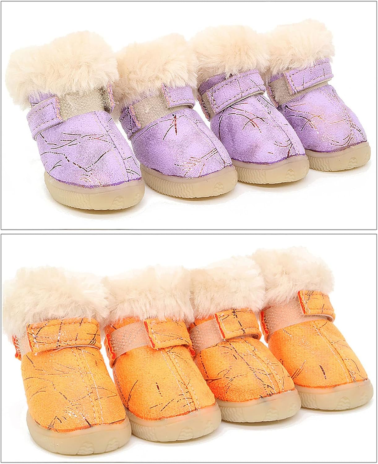 Waterproof Dog Snow Boots Pet Shoes for Small Medium Pet Non-Slip Shoes Paw Protector Breathable for Outdoor