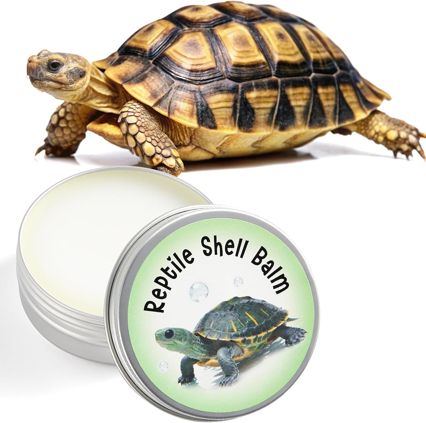 Reptile Shell Balm 2 oz Turtle Shell Care Conditioner Skin Moisturizer Cream for Tortoise Habitat Accessories, Lizard, Reptiles in Dry Environment Prevent Skin Dryness on Basking Platform, Tank, Rock