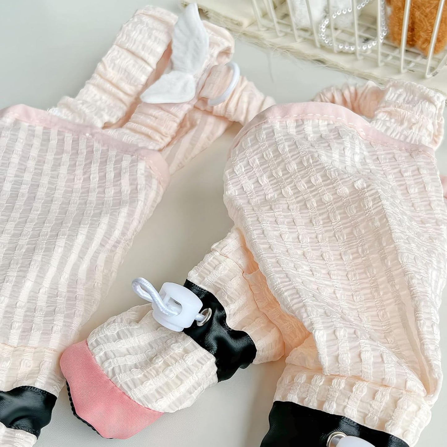 Anti Dirt Pants for Dog, Suspenders Boot, Shoes Leggings, Slip Dogs Paws Protector for Rain Snow Walking Slip Boot Sock for Small Paws Protector