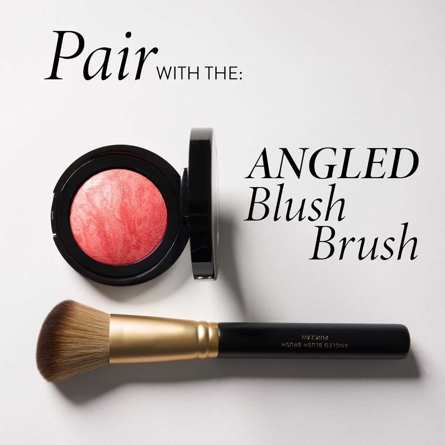 LAURA GELLER NEW YORK Baked Blush-n-Brighten Marbleized Blush for Cheeks - Ethereal Rose - Natural Finish - Buildable Color