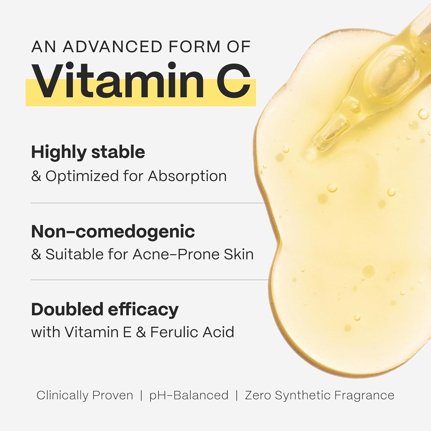 Mad Hippie Vitamin C Serum for Face – C + E + Ferulic Acid, Hyaluronic Acid, Stable Low-Irritation Formula, Brightening, 1.02 fl oz