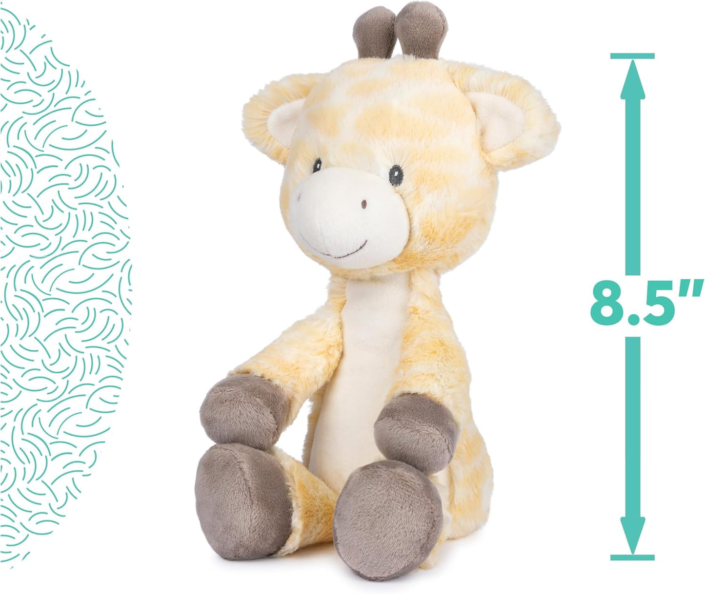 Baby GUND Lil’ Luvs Collection, Bodi Giraffe Premium Plush Stuffed Animal for Babies, Yellow/Brown, 12”