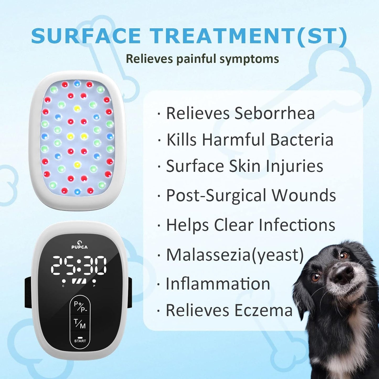 Red Light Therapy for Dogs, Cold Laser Therapy for Pets, Dual Treatment Heads for Joint Discomfort Relief, Muscle Recovery & Skin Care