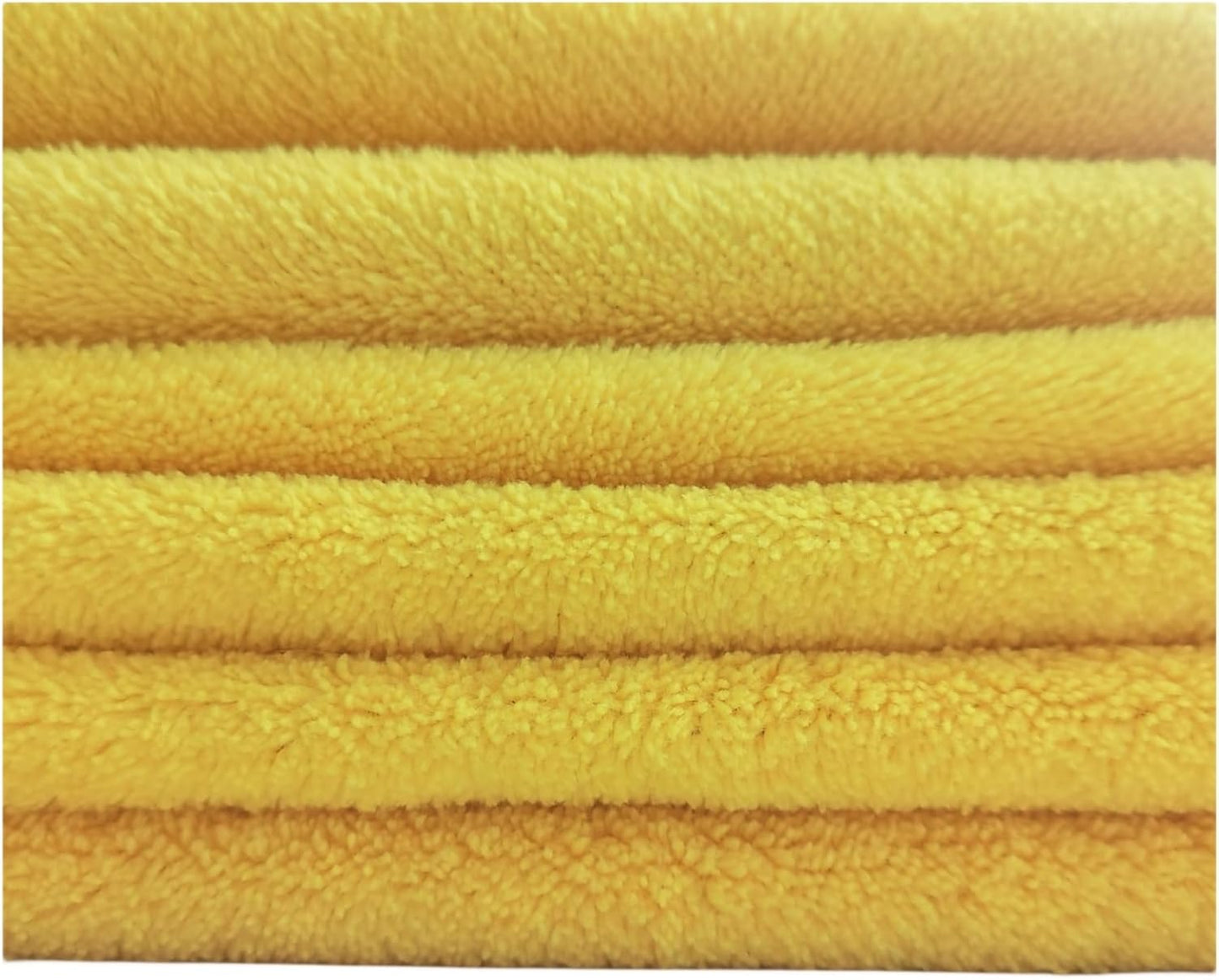 Microfiber Dog Towel- Super Absorbent Fast Drying Towel for Dogs Cats Yellow & Grey (S 11.81 * 23.62 in)