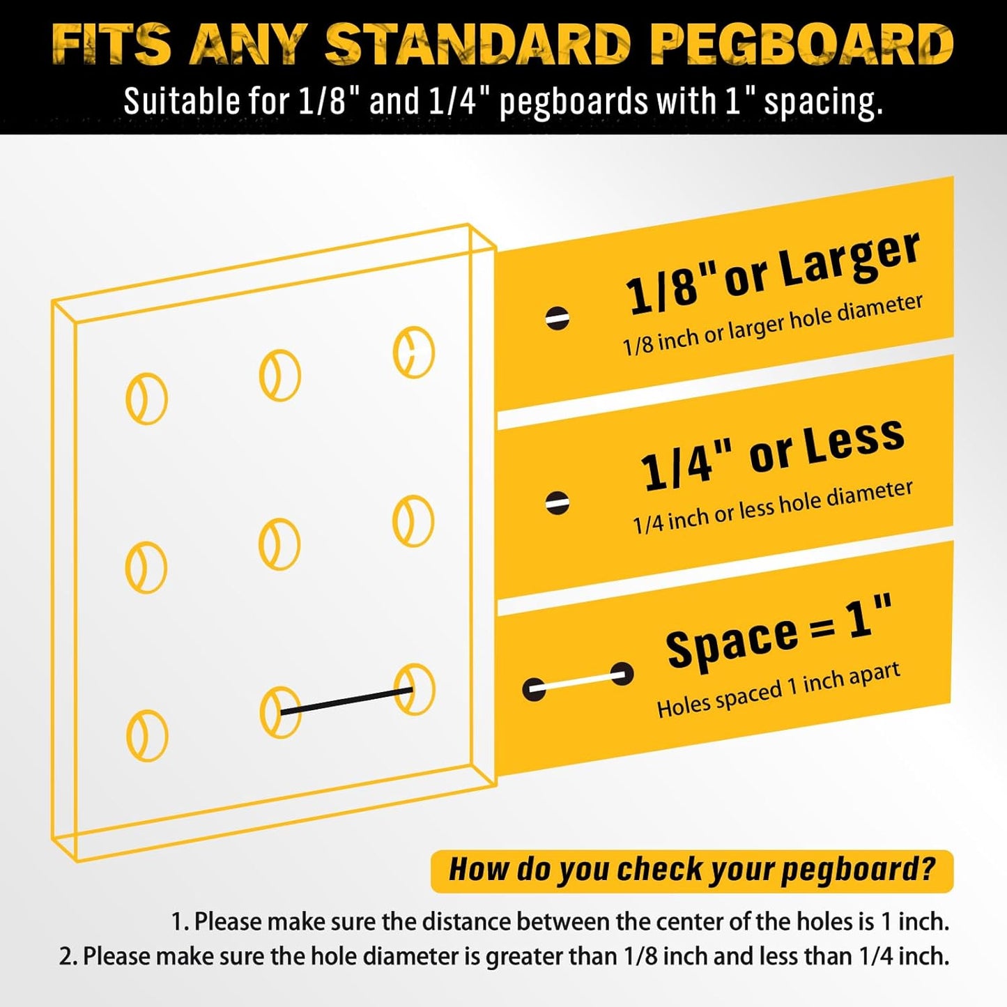 ELEAD 260 Piece Pegboard Hooks 1/8 and 1/4 inch Peg Board Organizer Accessories with Pegboard Bins for Organizing Various Tools in The Garage, Workshop & Craft Room