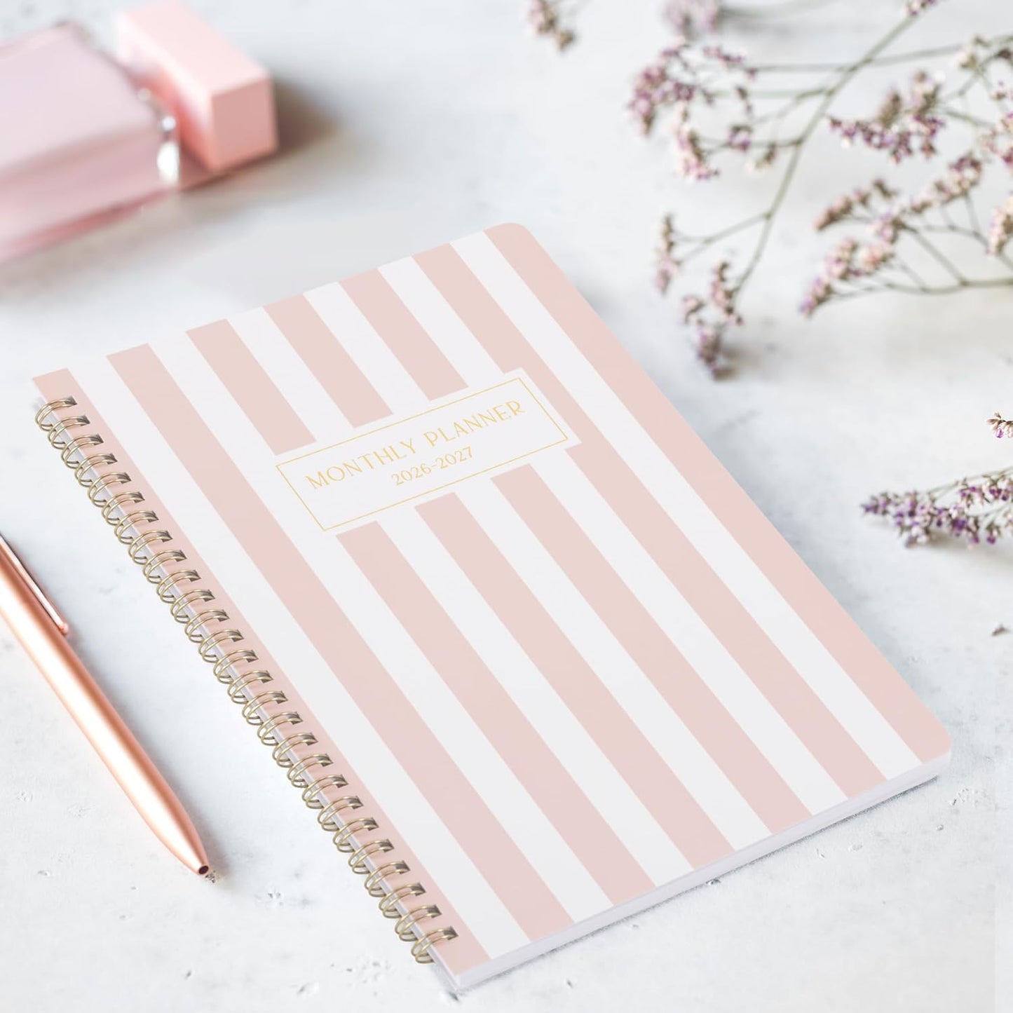 Beautiful 2026-2027 Monthly Planner - To Do List Notebook That Easily Organizes Your Tasks to Boost Productivity - Runs From January 2026 Until December 2027