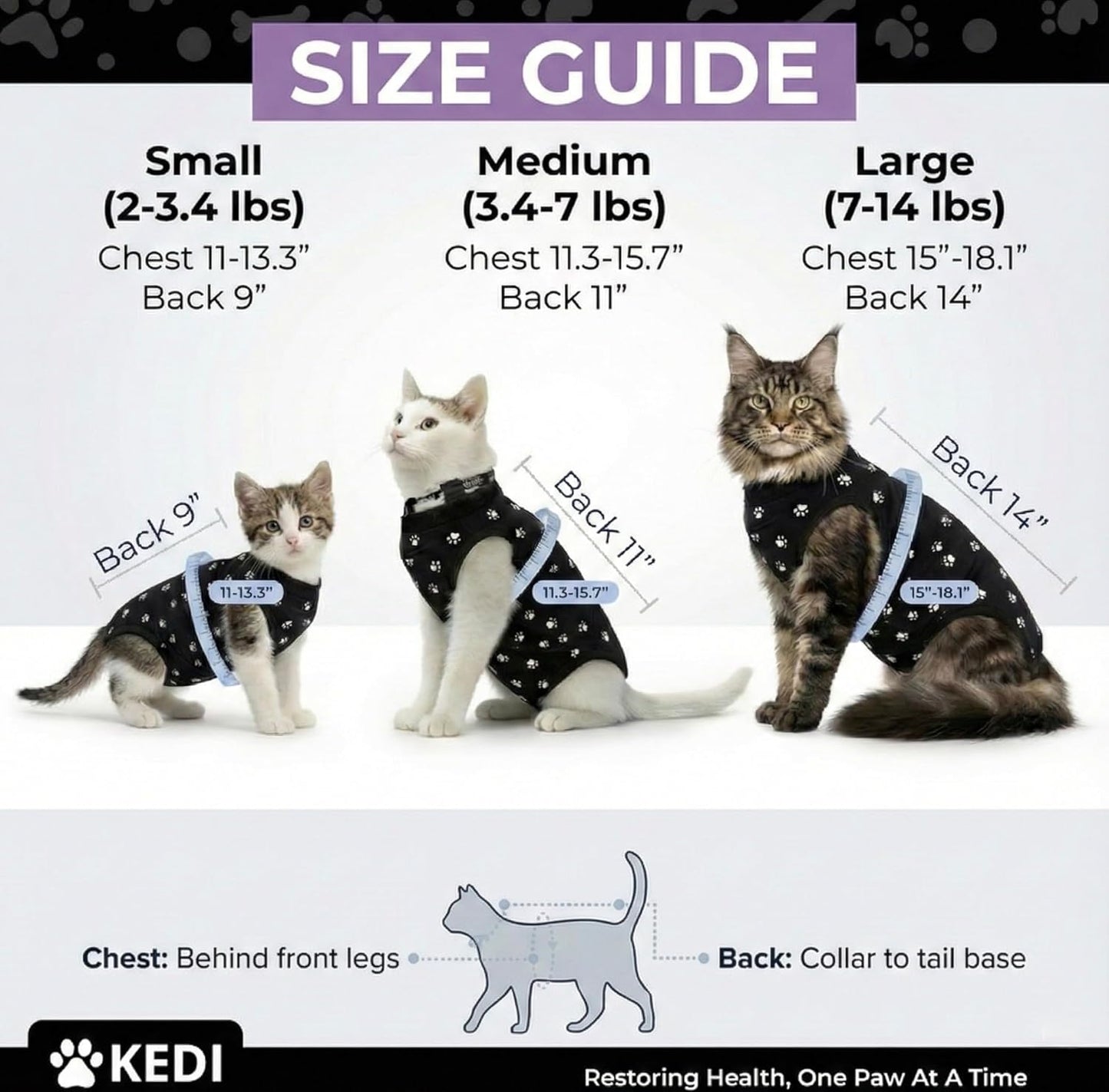 Cat Surgery Recovery Suit Female Cat Onesie for Cats After Surgery Spay Surgical Abdominal Wound Skin Diseases E-Collar Alternative Wear (Pink, Large)