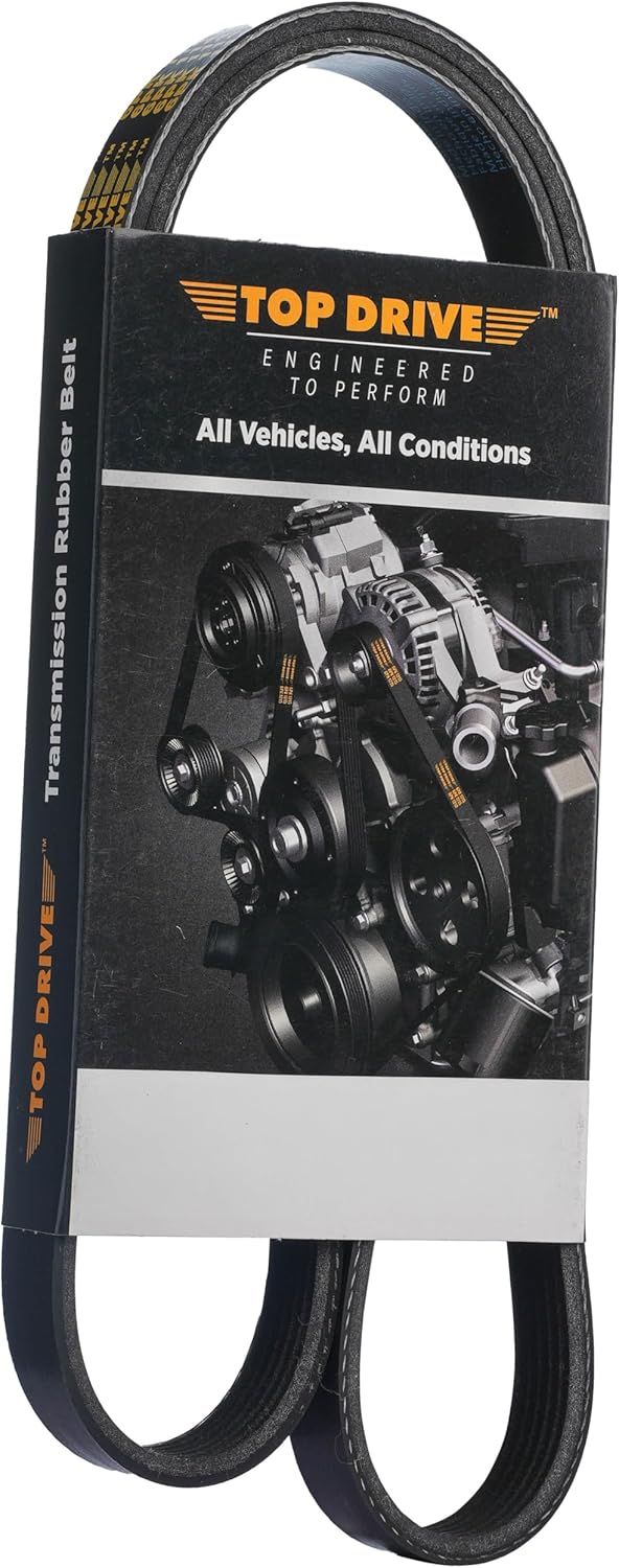 Top Drive, 6PK2360, Premium Engine EPDM Serpentine Drive Belt, Equivalent References - K060930, 5060930