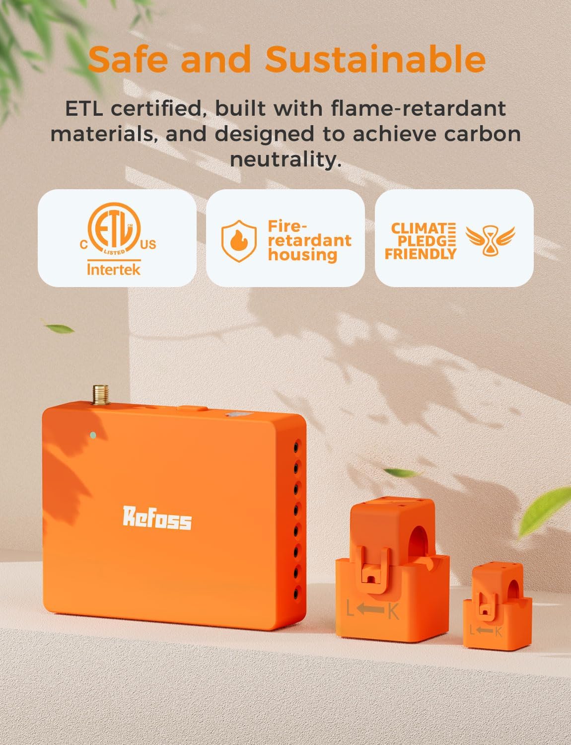Smart Home Energy Monitor with Real-Time Accurate Energy Consumption Tracking, Supports Home Assistant, Electricity Usage Monitor with Local Control, Open API & Web UI, Solar Metering, ETL Certified