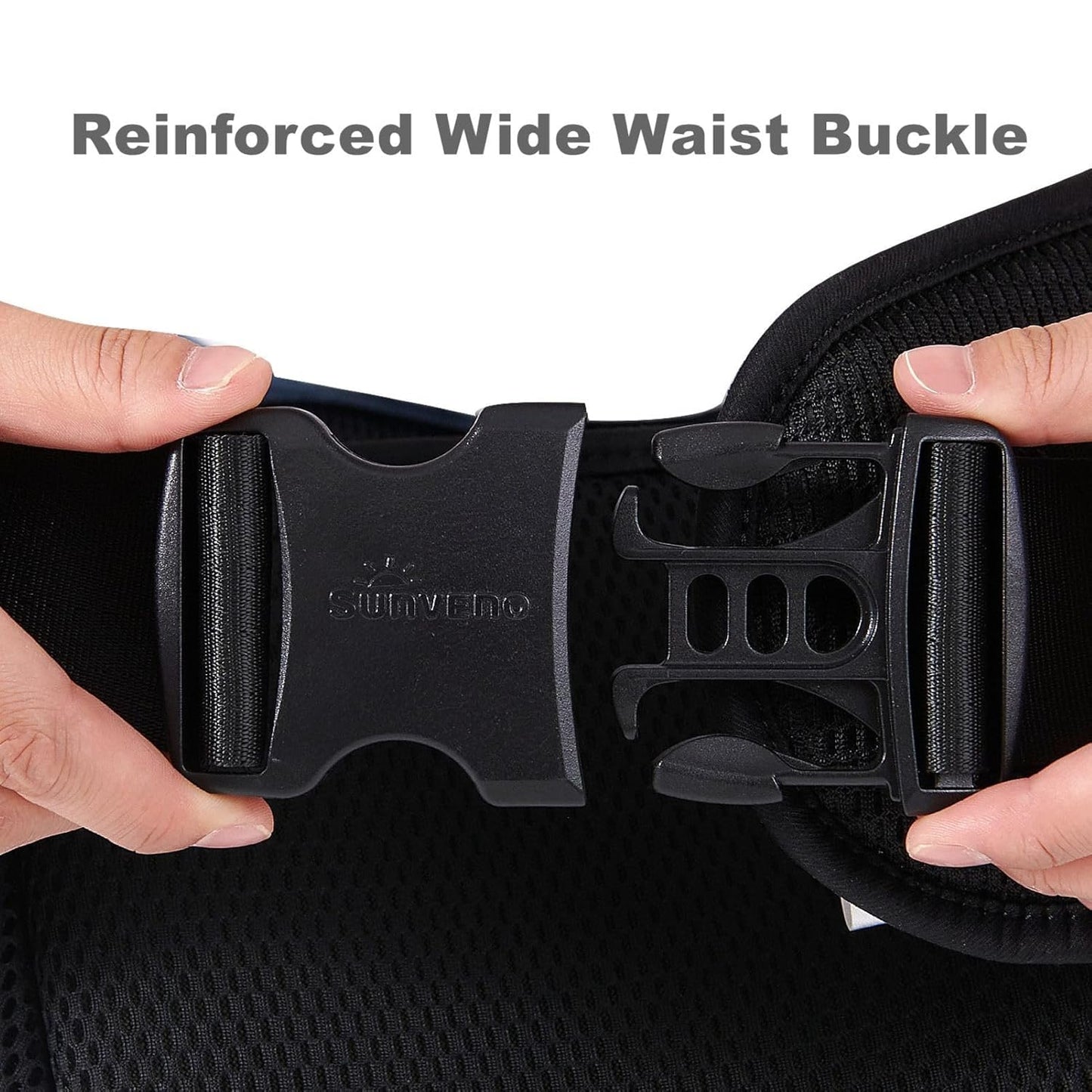 SUNVENO Hip Seat Baby Carrier for Toddler, Baby Carrier with Hip Seat, Patented Ergonomic Support for Heavy Babies, Lightweight Breathable Design, 7-45 lbs