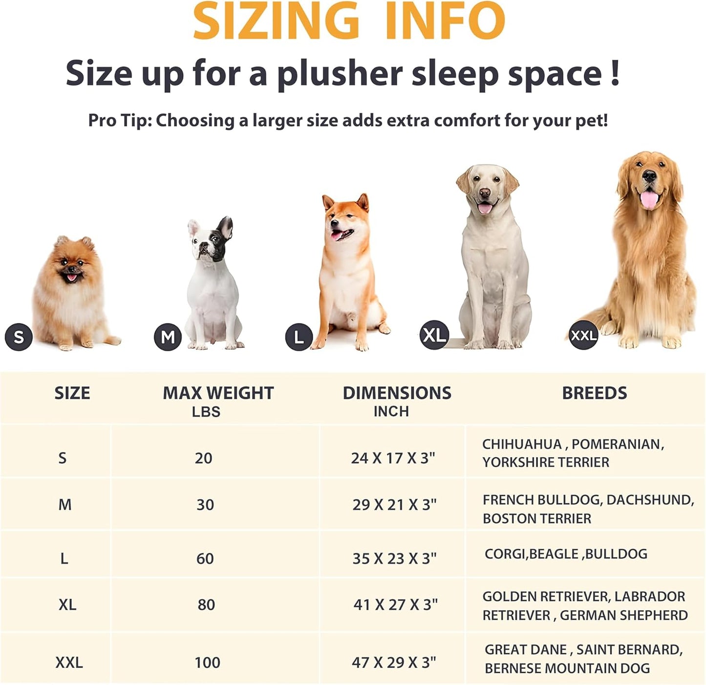 Dog Crate Pad for XX Large Dog - 47x29 Memory Foam Dog Bed, Washable & Anti-Slip Dog Bed Mat, Ultra Soft Kennel Pad for Dogs Cozy Sleeping Mat, Grey