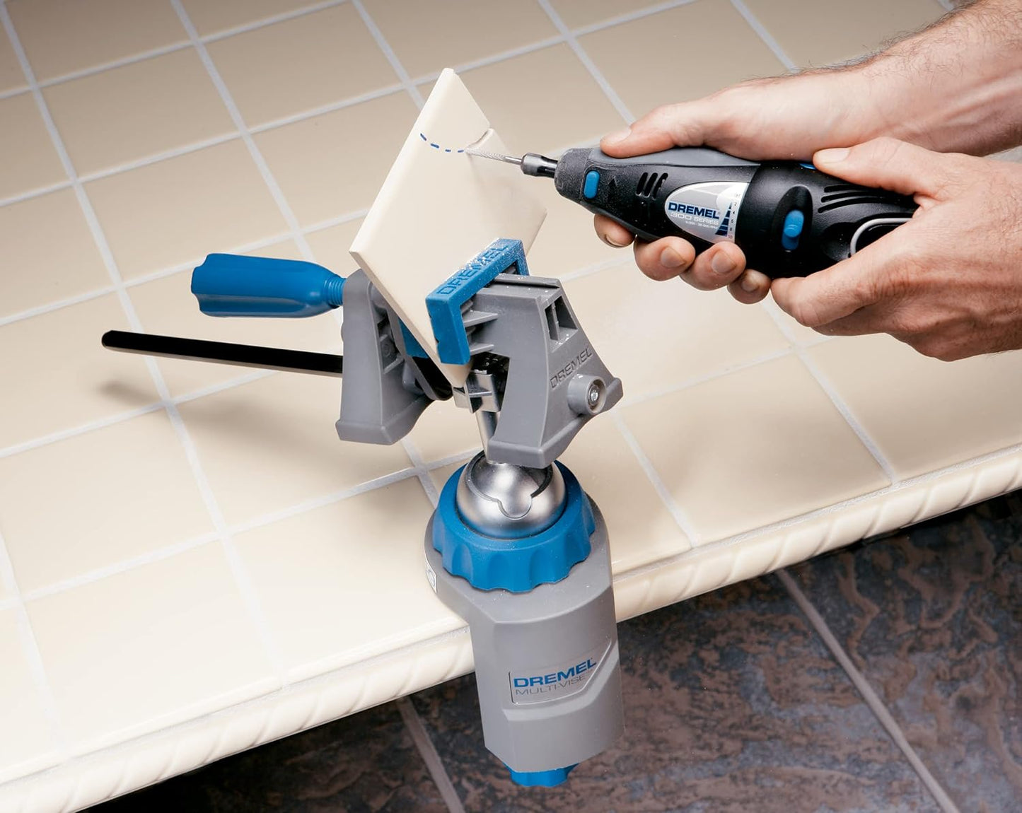 Dremel Rotary Tool Multi-Vise, 3-in-1 Attachment, 360º Stationary Vise, Stand-Alone Clamp, and Tool Holder, 2500-01