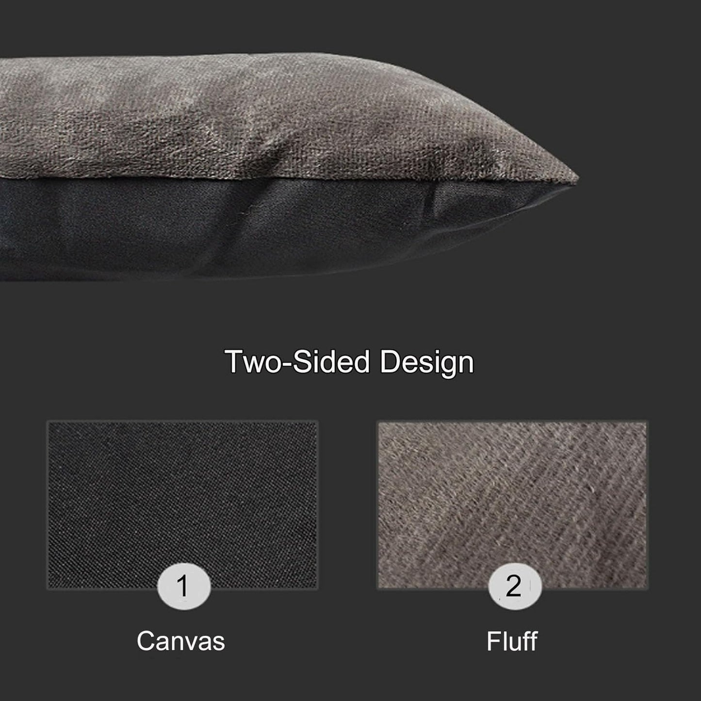 Dog Beds for Small Medium Dogs & Cats, Waterproof Dog Sofa with Removable Cover, Sleeping Warming Dog Bed & Furniture, Soft and Comfy Dog Couch Bed with Non-Slip Bottom (36.6"X28.3"X6.3",Grey) (Gre