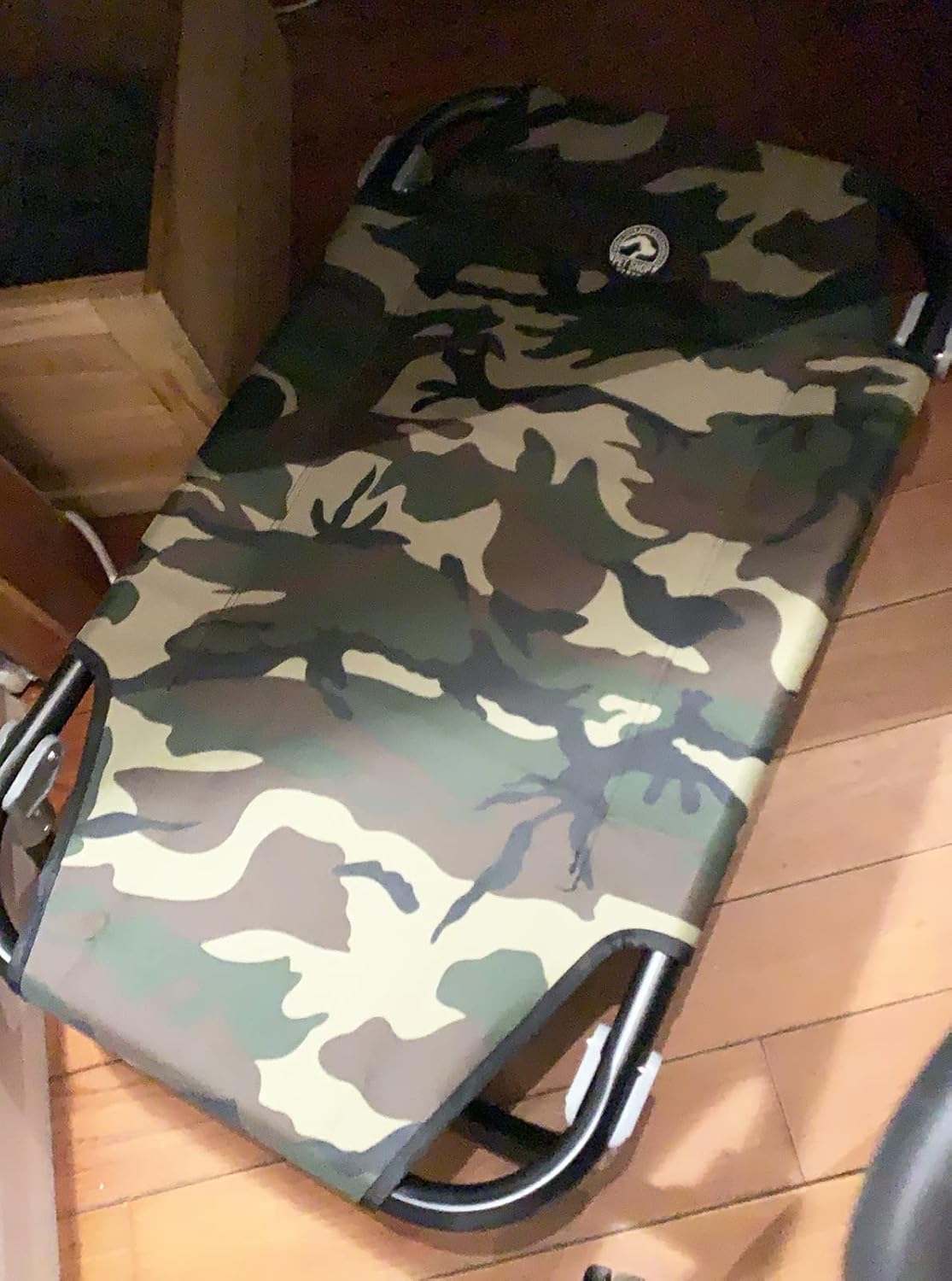 Pet Bed Portable Foldable Elevated Dog Bed for Outdoor/Picnic/Beach, Orthopedic Joint Relief Pet Cat Couch, for Small Medium Large Older Dogs (Color : Black, Size : S-76x45x21cm/30x17.7x8in) (Camo L)