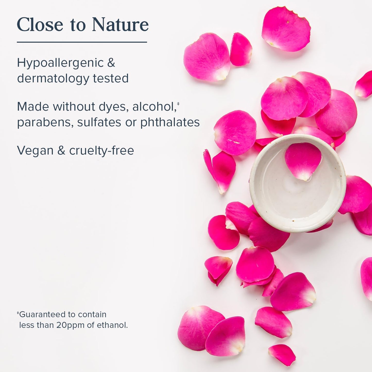 HERITAGE STORE Rosewater - Refreshing Face Mist with Damask Rose, All Skin Types - Hydrating Rose Water Spray for Glowing Skin Care - No Dyes or Alcohol, Hypoallergenic, Vegan, 60-Day Guarantee, 8oz
