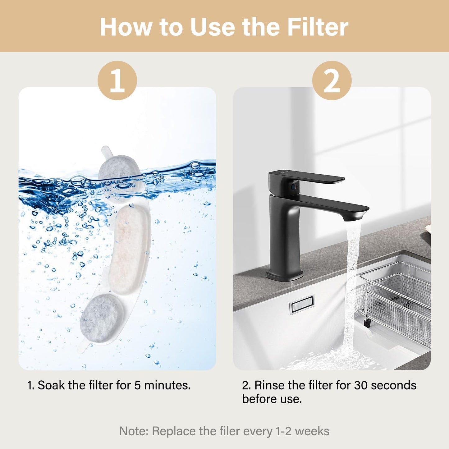 12 Pack Replacement Filters Compatible with smartoo 7L/236oz Stainless Steel Dog Water Fountain, 6 Month Set for Large Dogs Water Bowl Dispenser, Includes 12 Filters & 12 Sponges