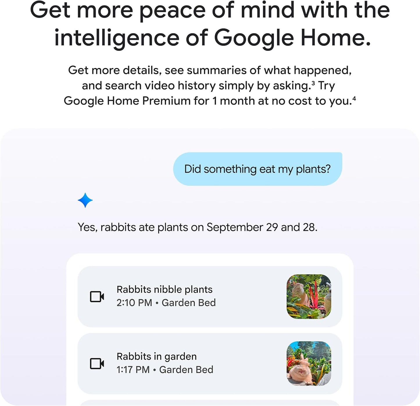 Google Nest Cam Outdoor (Wired, 2nd Gen) - Security Camera with 2K Video and Gemini, Night Vision, 2-Way Audio - Works with Google Home - 2025 Model - Snow