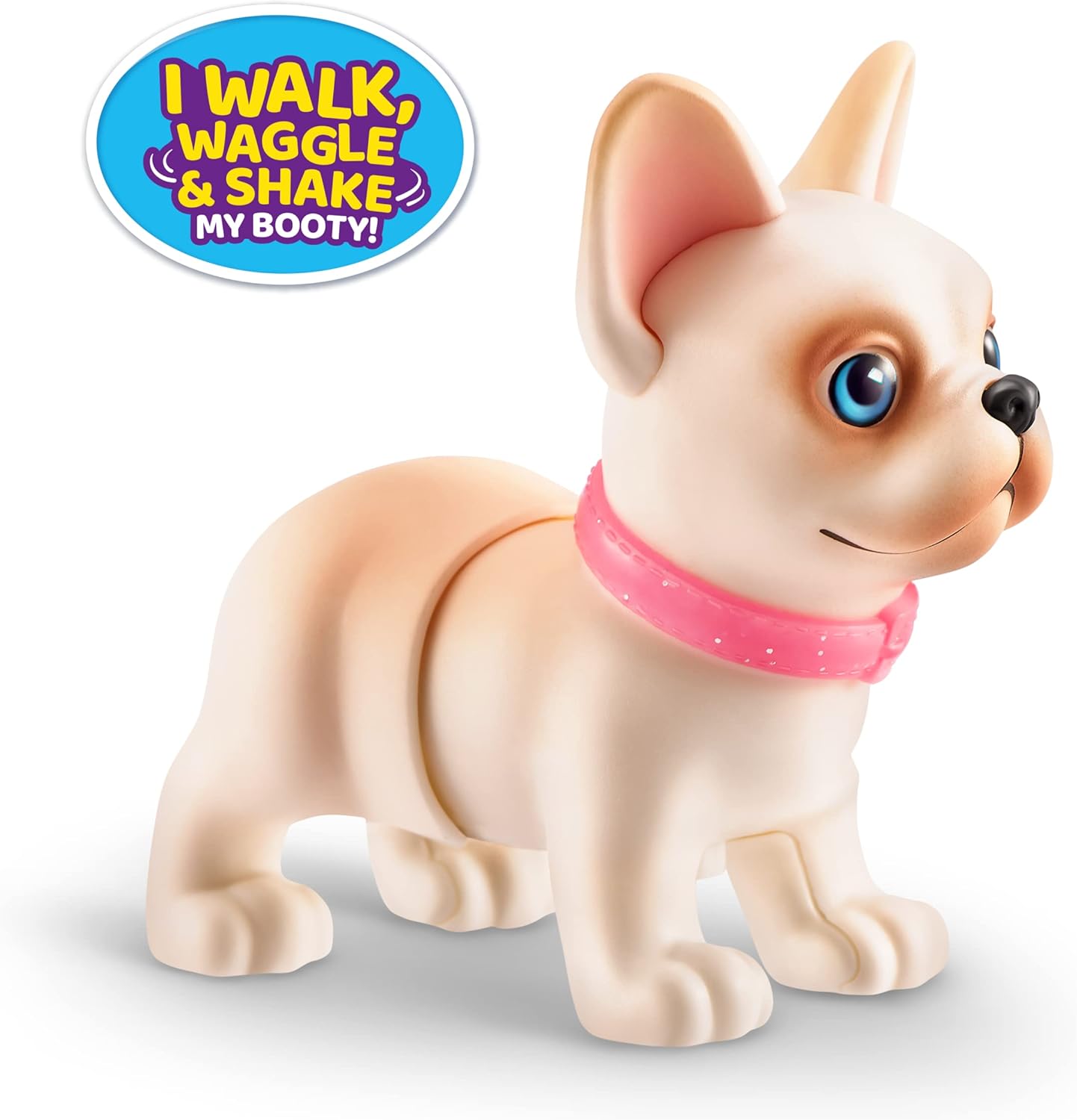 Pets Alive Booty Shakin' Pups (Frenchie & Dachshund) by ZURU 2 Pack Interactive Mini Dog Toys That Walk, Waggle, and Booty Shake, Electronic Puppy Toy for Kids and Girls