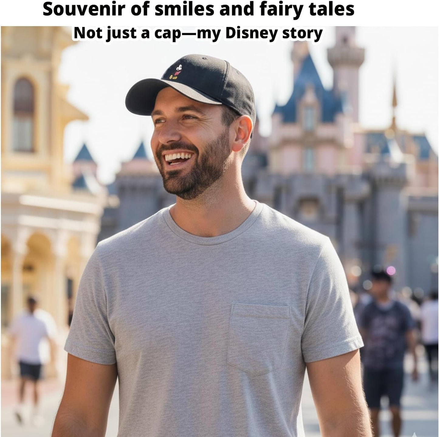 Disney Adult Baseball Cap, Mickey Mouse Adjustable Dad Hat