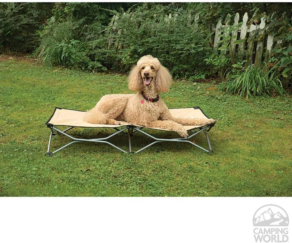 Carlson Pet Products Large Portable Pup Travel Pet Bed, Tan