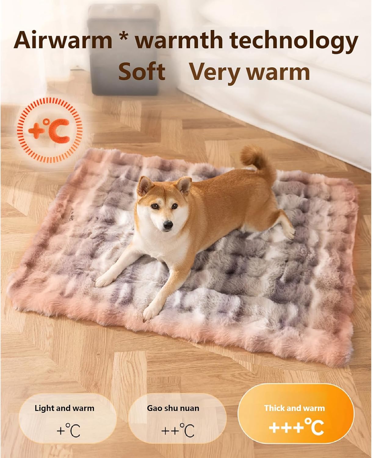 Pet Sofa Bed with Removable Furry Cover Soft Nest for Large Dogs & Cats Gift-Ready Design Crate Bed for Small Medium Dogs