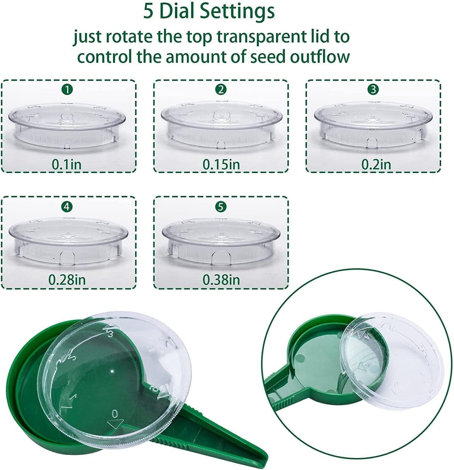 Hand-held Soil Blocker 4x2 Inch Seed Block Makers at a Time Soil Block Maker for Soil Block for Seed Start Garden Soil Potting Soil for Outdoor Plants (Plastic Seed pins)