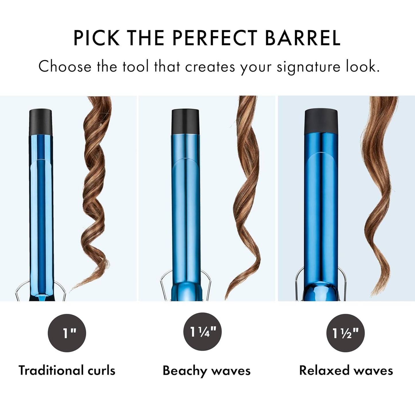 Nano Titanium Professional Curling Iron with Extended/Long Barrel Perfect for Longer Hair
