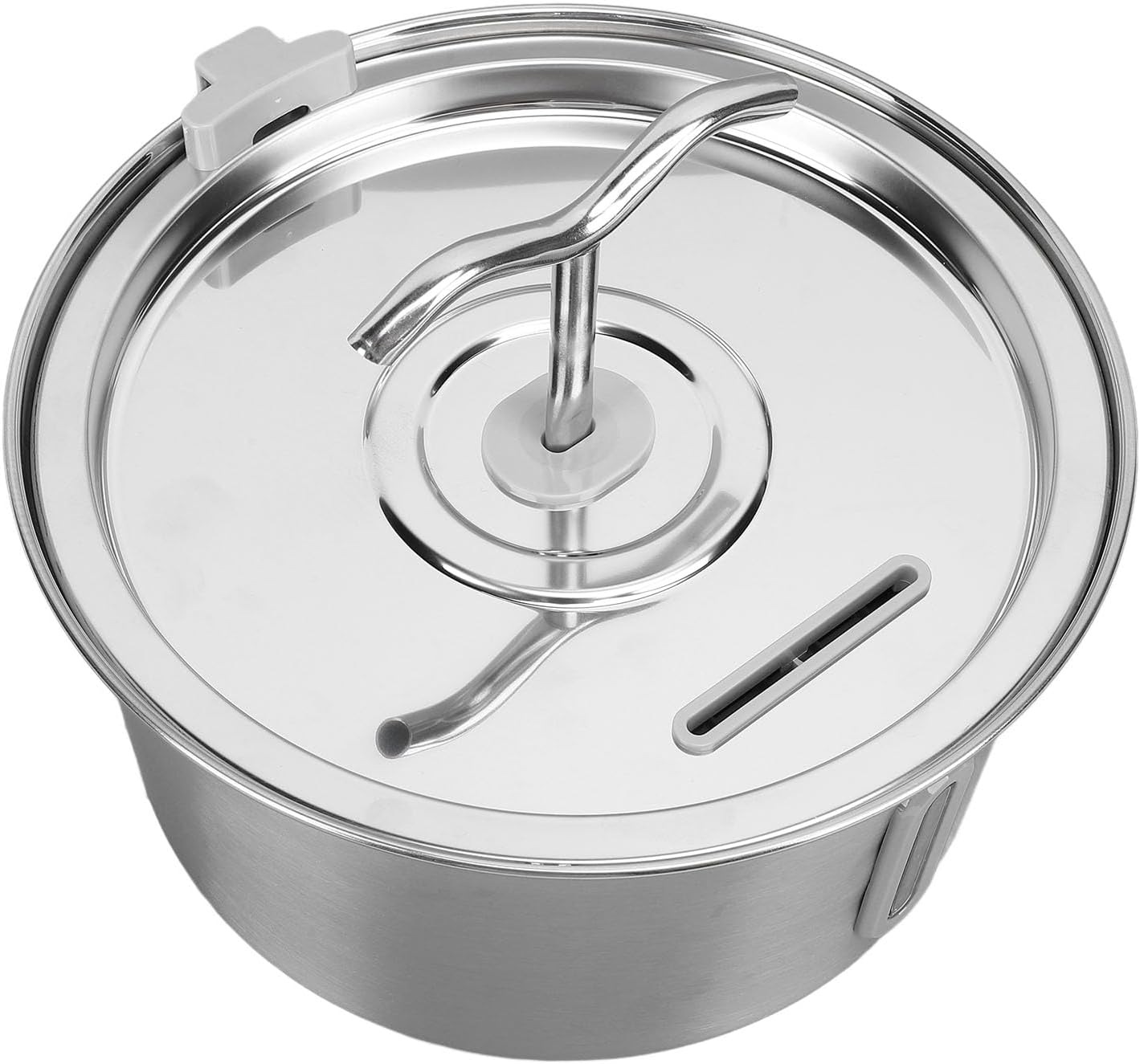 Stainless Steel Cat Water Fountain 3.2L Capacity Automatic Pet Drinking Fountain