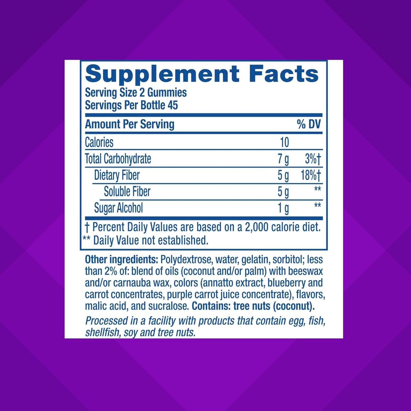 Vitafusion Fiber Well Gummy Vitamins, 90 Count (Packaging May Vary)