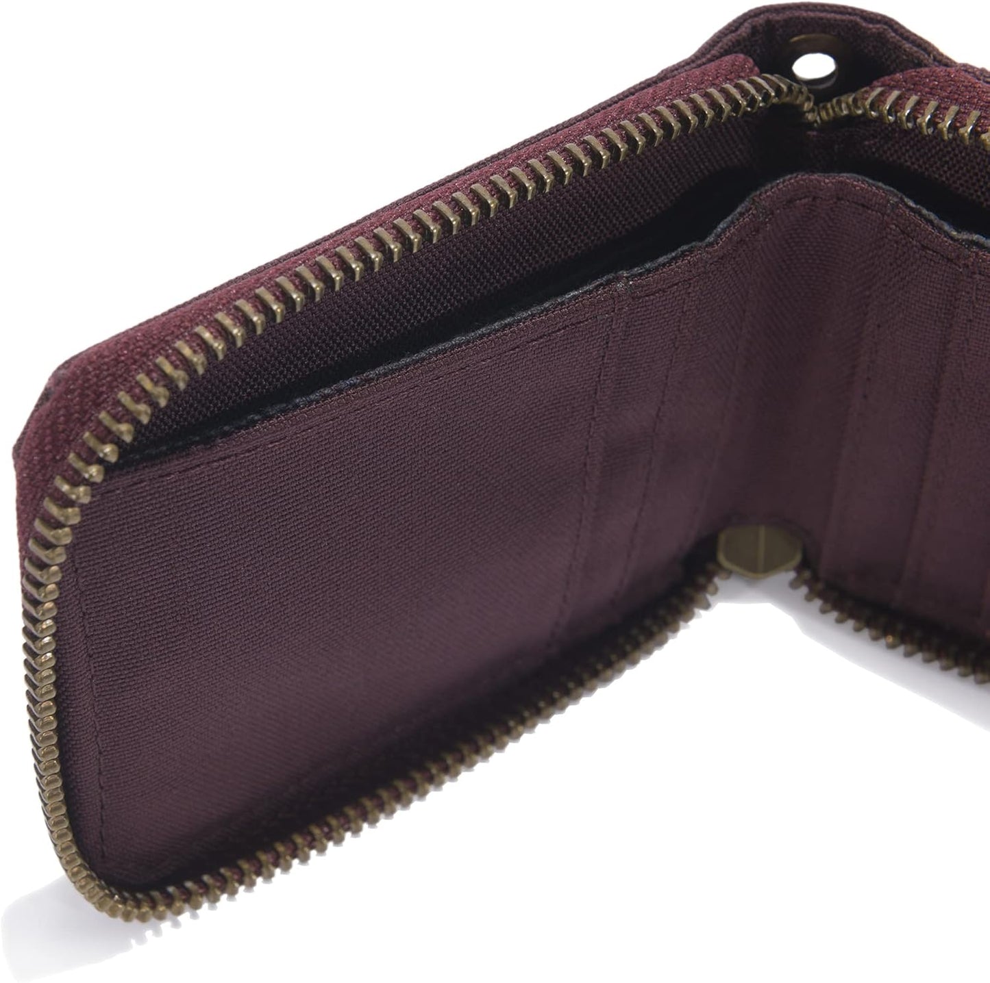 Carhartt Men's Nylon Duck Zipper Wallet, Deep Wine