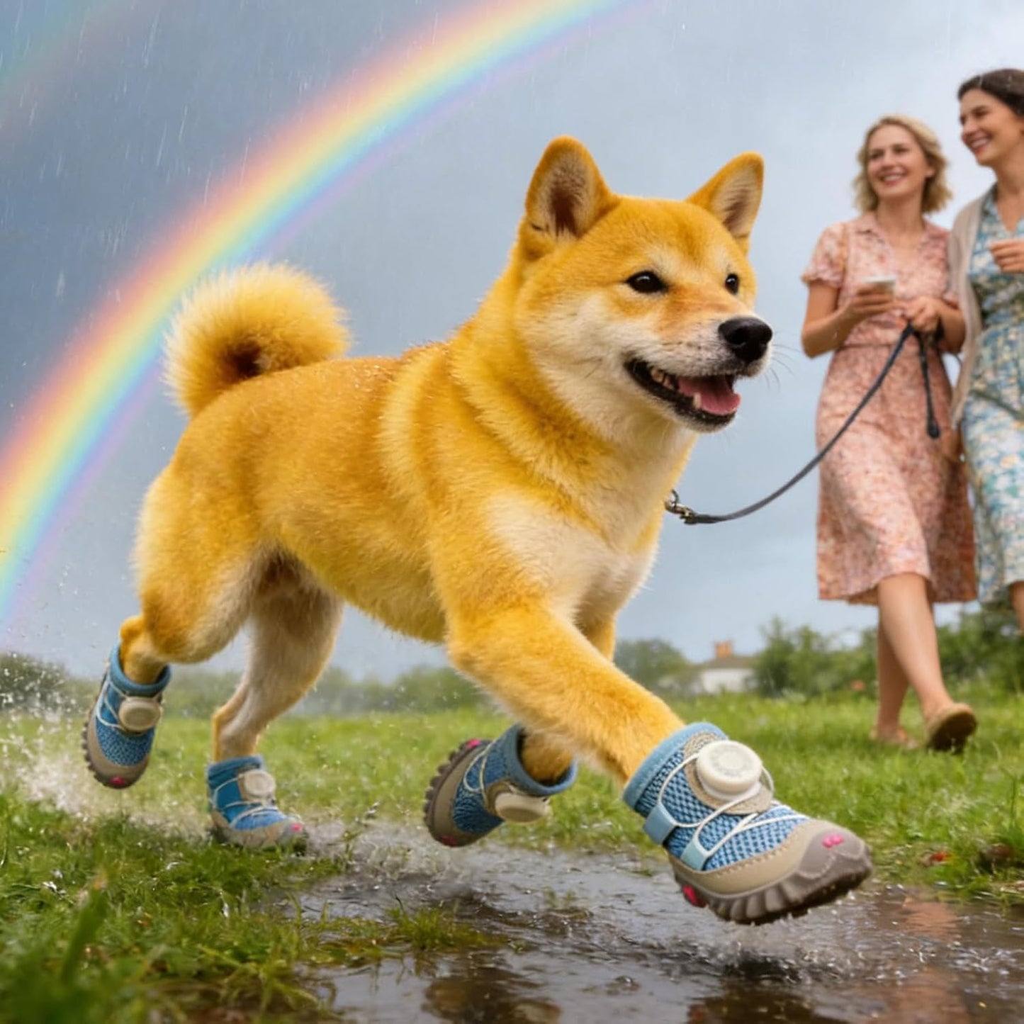 Dog Boots - Waterproof Anti-Slip Booties for Pets | Protective Shoes with Sole & Comfortable Fit for Winter Snow Rain Hot Pavement Running Small Breed Puppy Foot Care