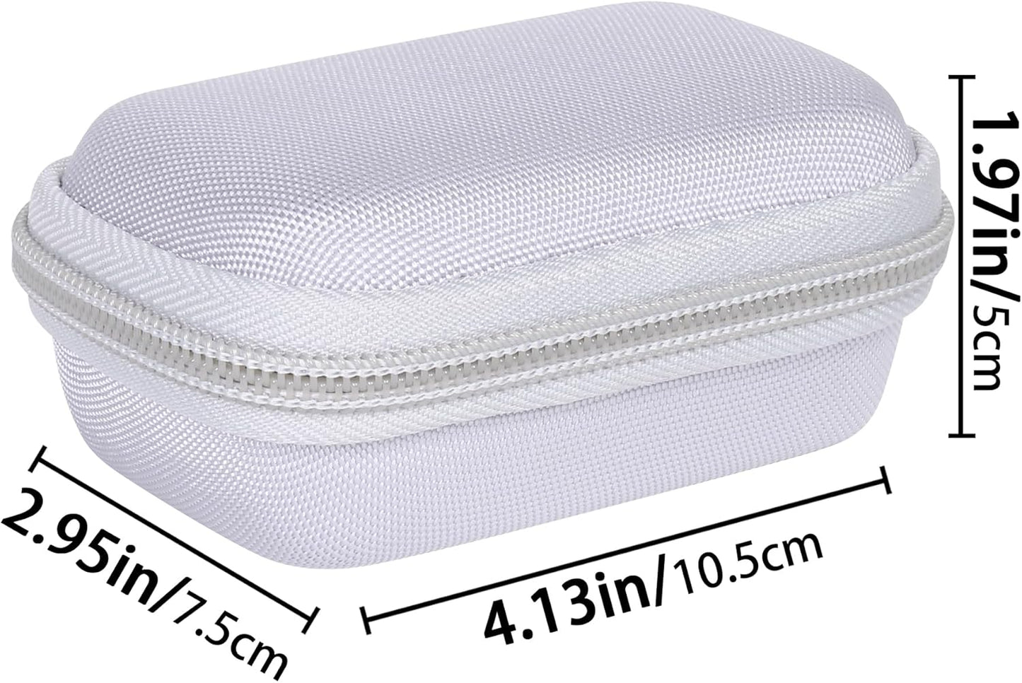 khanka Hard Travel Case with Anker 621 Nano Power Bank,5,000mAh Portable Charger,Case Only (White)