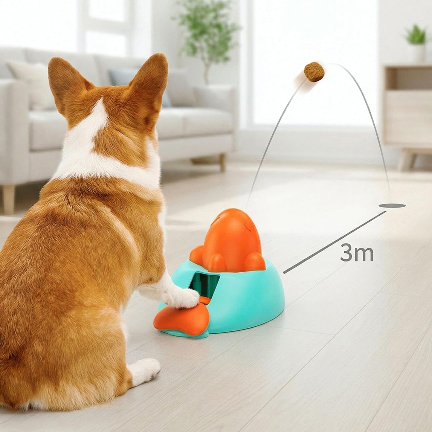 Dog Puzzle Toy,Interactive Enrichment Toys | Puppy Food Dispenser Feeder Bowls - for Pet Kitten Puppy Small Medium Large Home Indoor Outdoor Travel Boredom