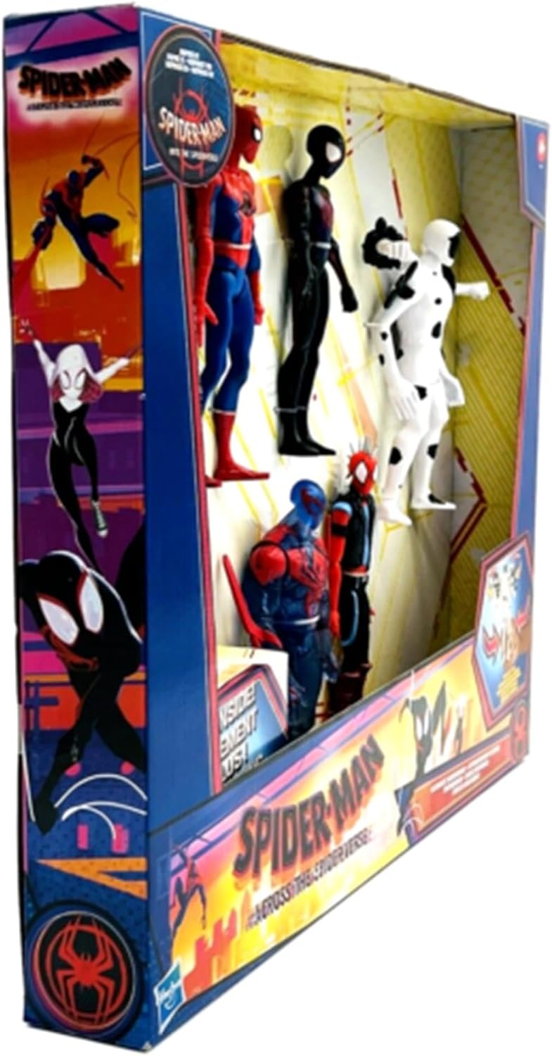 Marvel Spider-Man Across The SpiderVerse 6 Inch Ultimate Showdown Figure 6-Pack
