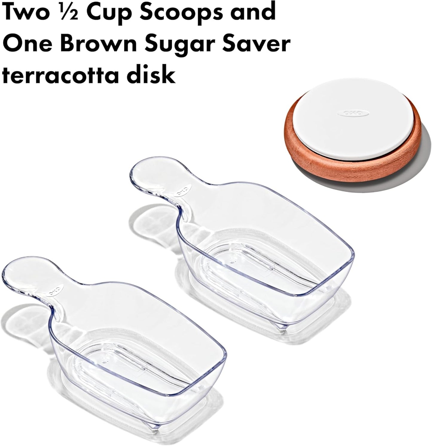 OXO Good Grips 8-Piece Prelabeled Baking POP Container Set