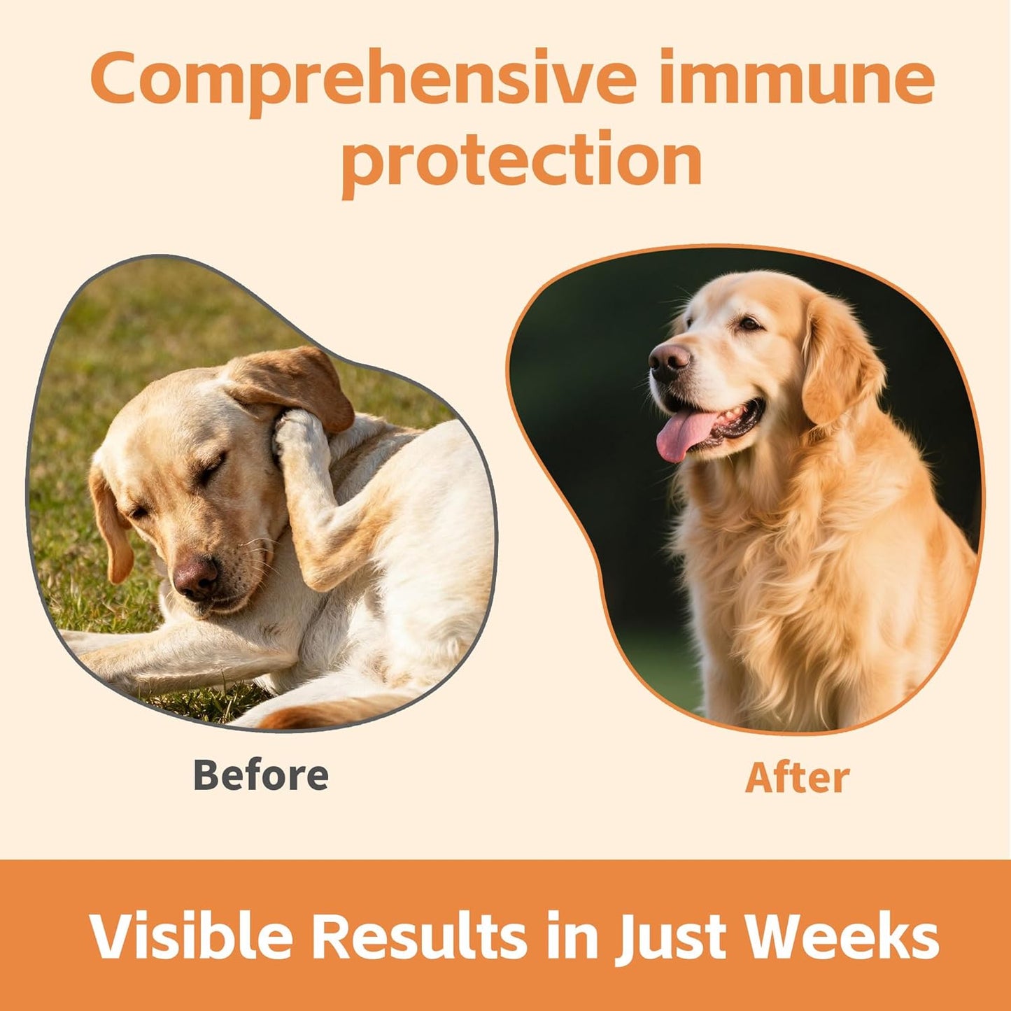 Quercetin & Bromelain for Dogs & Cats with Colostrum & Probiotics - Supports Immune System, Relieves Itchy Allergies, Anti-Inflammatory Antioxidants, Veterinarian Recommended, 120 Chewable Tablets