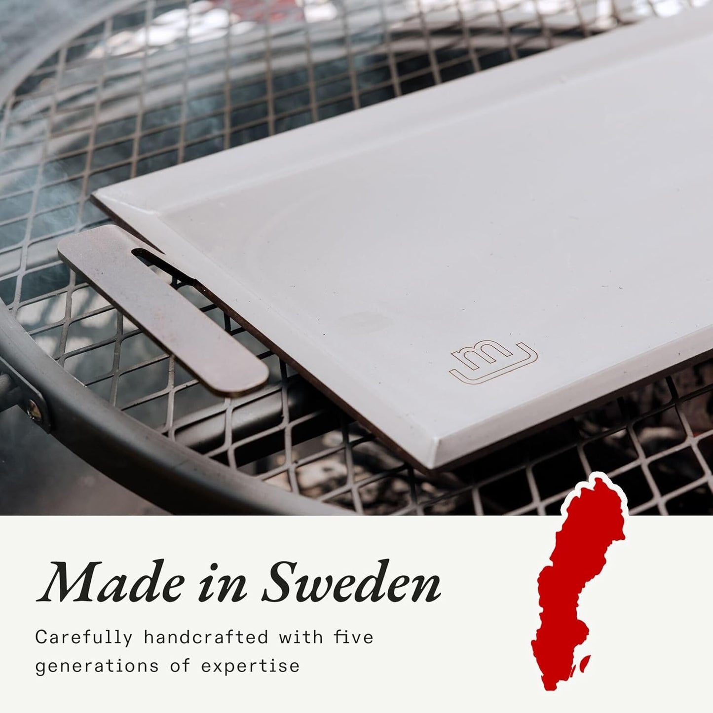 Made In Cookware | Carbon Steel Griddle - (Like Cast Iron, but Better) | Professional Cookware | Crafted in Sweden | Induction Compatible