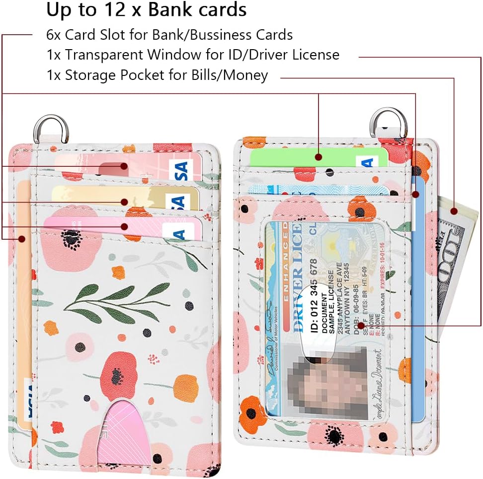FurArt Slim Minimalist Wallet, Front Pocket Wallets, RFID Blocking, Credit Card Holder for Men