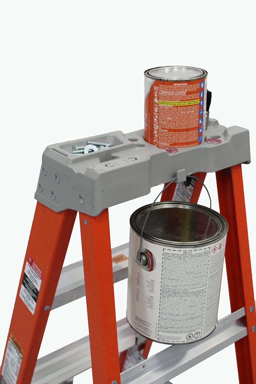LITE 4-Foot Fiberglass Step Ladder, 300-Pound Load Capacity, Type IA, LP-3011-04