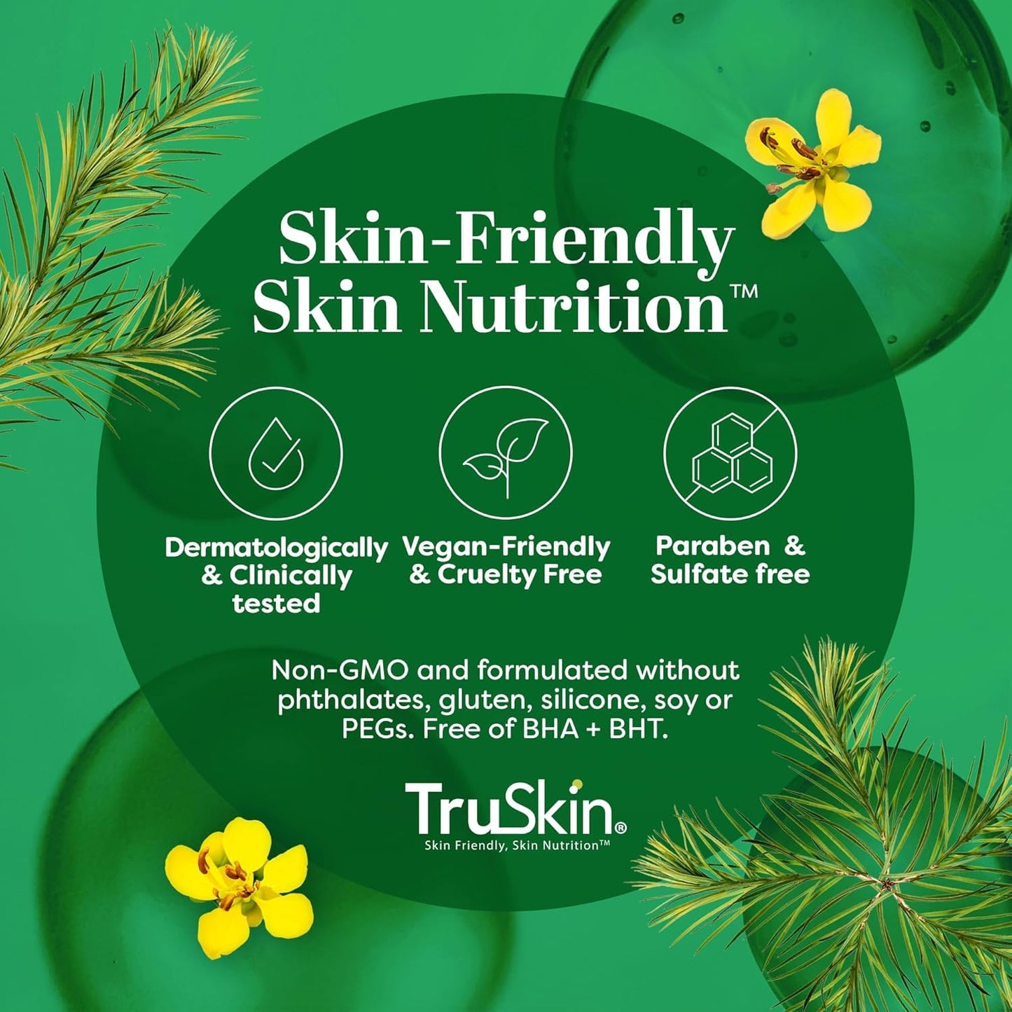 TruSkin Tea Tree Oil Acne Treatment Serum for Face – Salicylic Acid, Niacinamide, Vitamin C & Retinol – Clarifying Super Facial Serum for Acne-Prone Skin & Pores, 1 Fl Oz