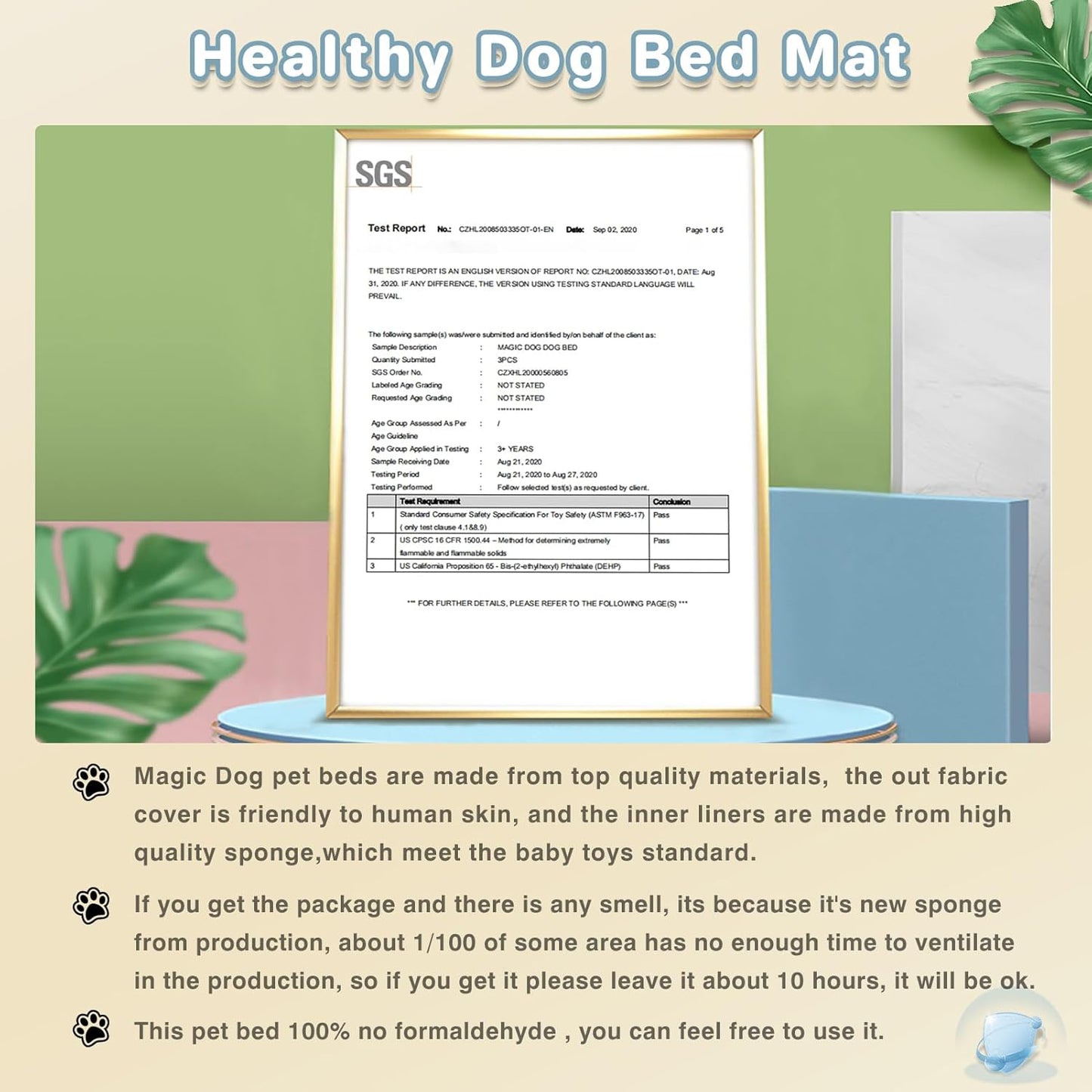 Magic Dog X-Small Crate Bed Pad - Super Soft Pancake Style Mat for Kennels, Ideal for Pet Beds, Machine Wash and Dryer Friendly, 22-Inch, Random Color