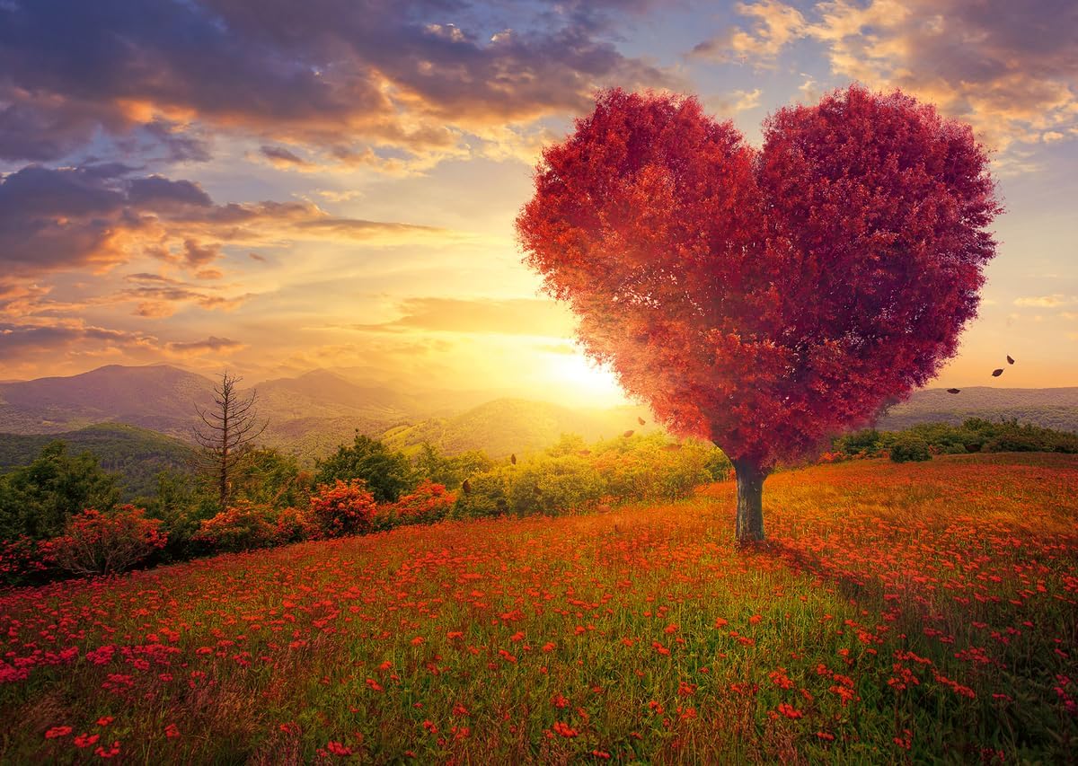 Wonder Forge Tree of Love 1000 Piece Jigsaw Puzzle for Adults | Unique, Perfectly-Fitting Pieces | Fun, Vibrant Imagery | Amazon Exclusive