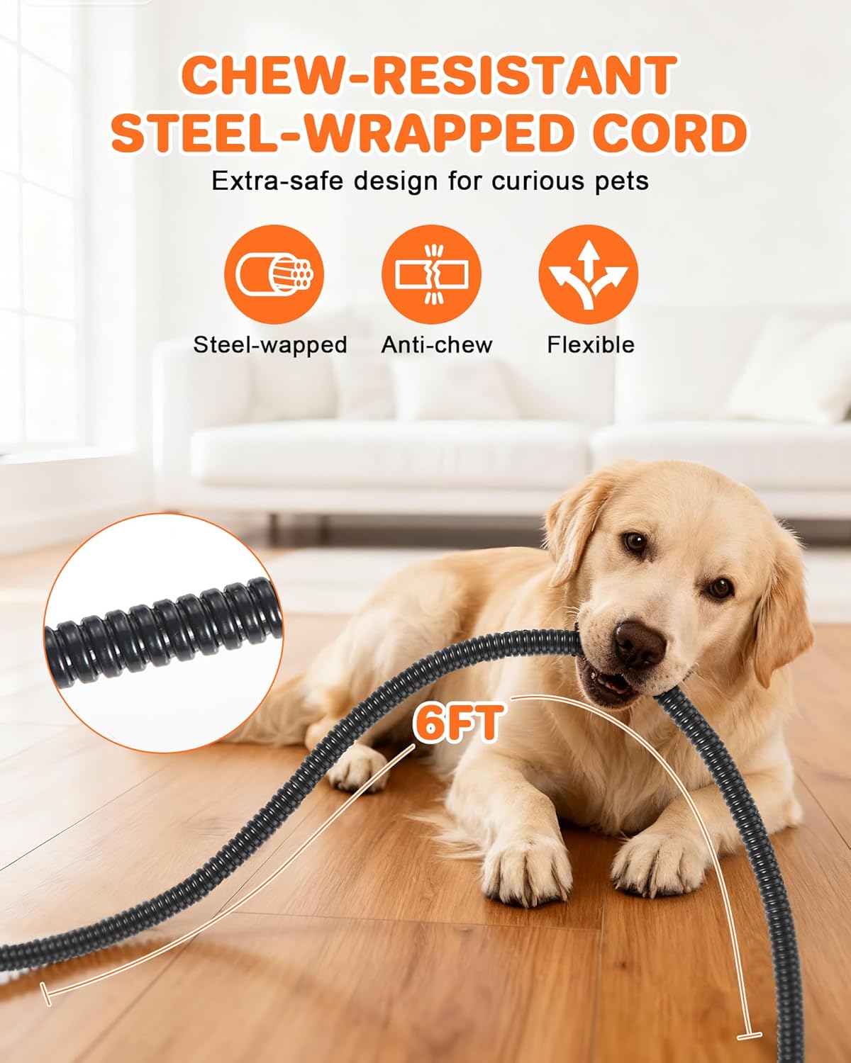 Roicaholy Pet Heating Pad - Waterproof Cat Heating Pad with Removable Cover for Outdoor Indoor Use, Continuous Heat, 15.7x11.8 in, 6ft Cord, 45W, Black