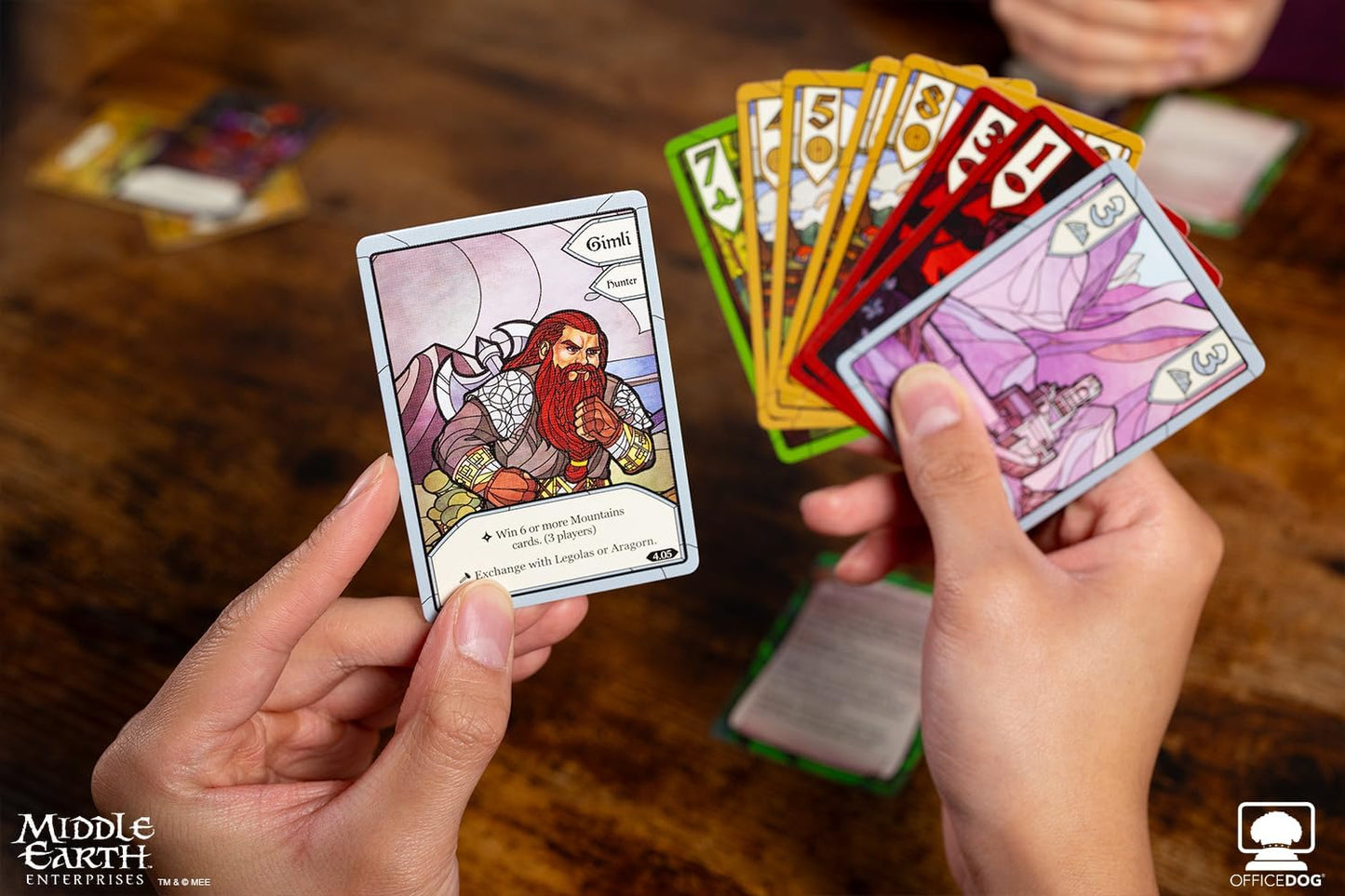 Asmodee The Lord of The Rings The Two Towers Trick-Taking Game - A Cooperative Card Adventure! Strategy Game for Kids & Adults, Ages 10+, 1-4 Players, 20 Minute Playtime