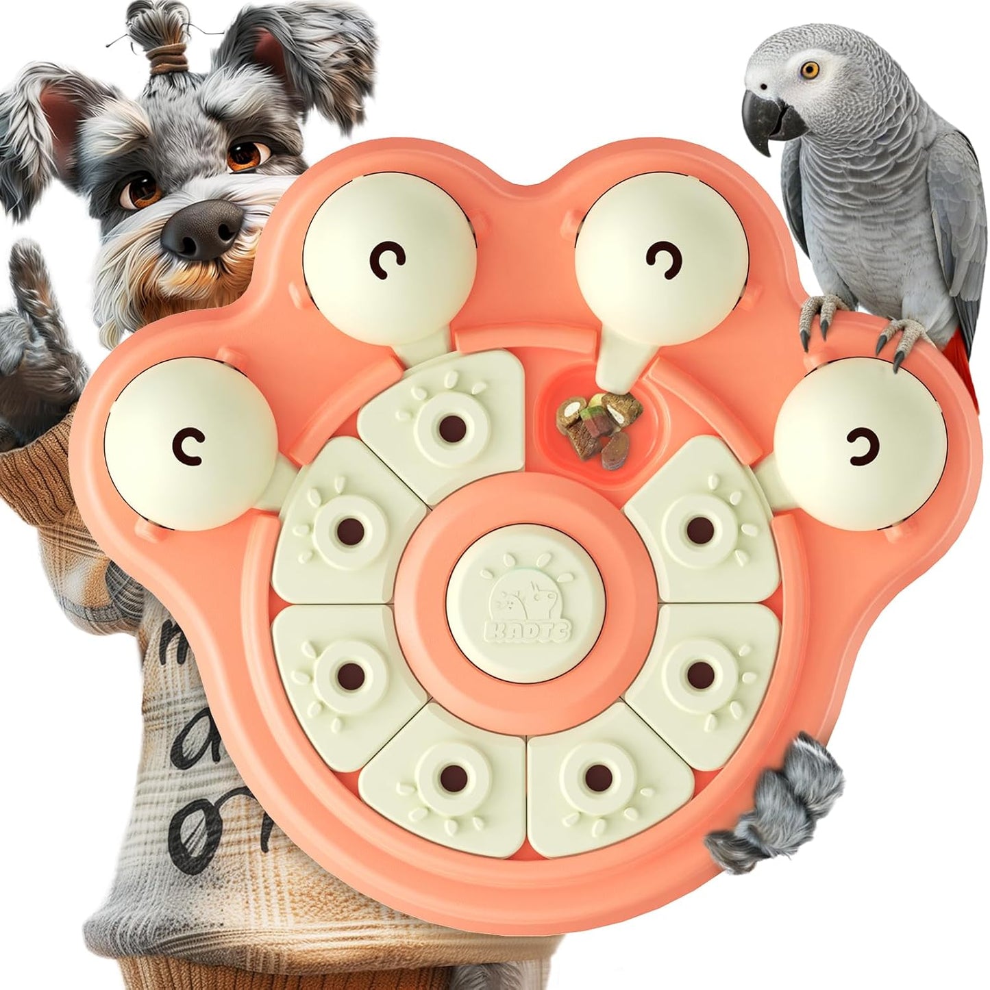 KADTC Dog Puzzle Toy for Small/Medium/Large Beginner Dogs Treat Puzzles Slow Feeder Interactive Enrichment Food Dispenser Puppy Mental Stimulation Brain Stimulating Toys