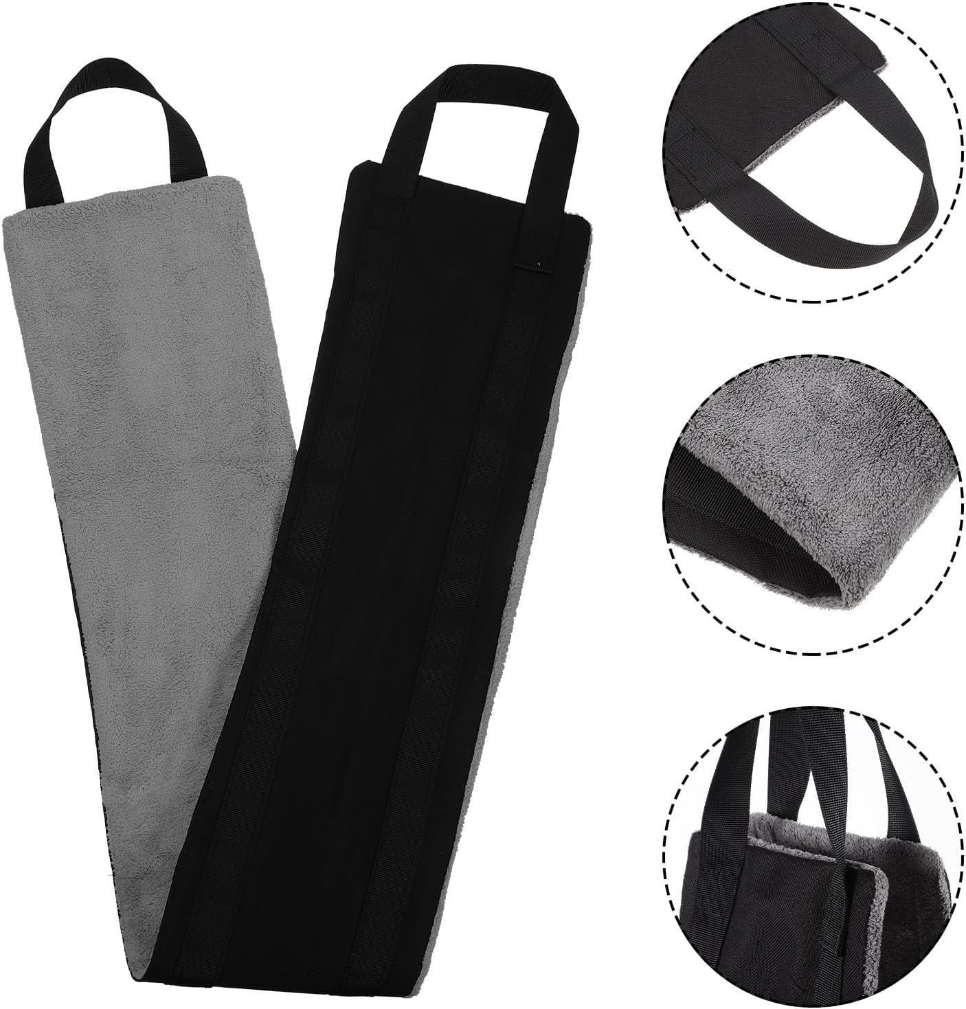 PRETYZOOM Portable Dog Sling and Pet Harness Gray Dog Hip Support Band for Injury Rehabilitation Lightweight Pet Lift Sling for Cats